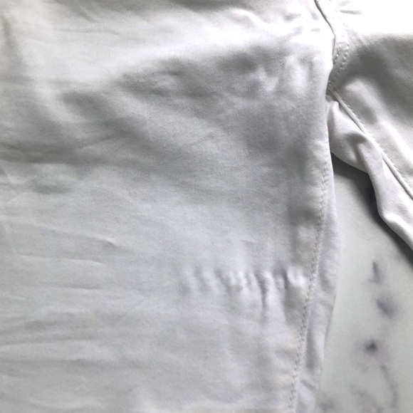 AG Adriano Goldschmied The Stilt Crop Cigarette Crop White Jeans Size 26 - Picture 13 of 13